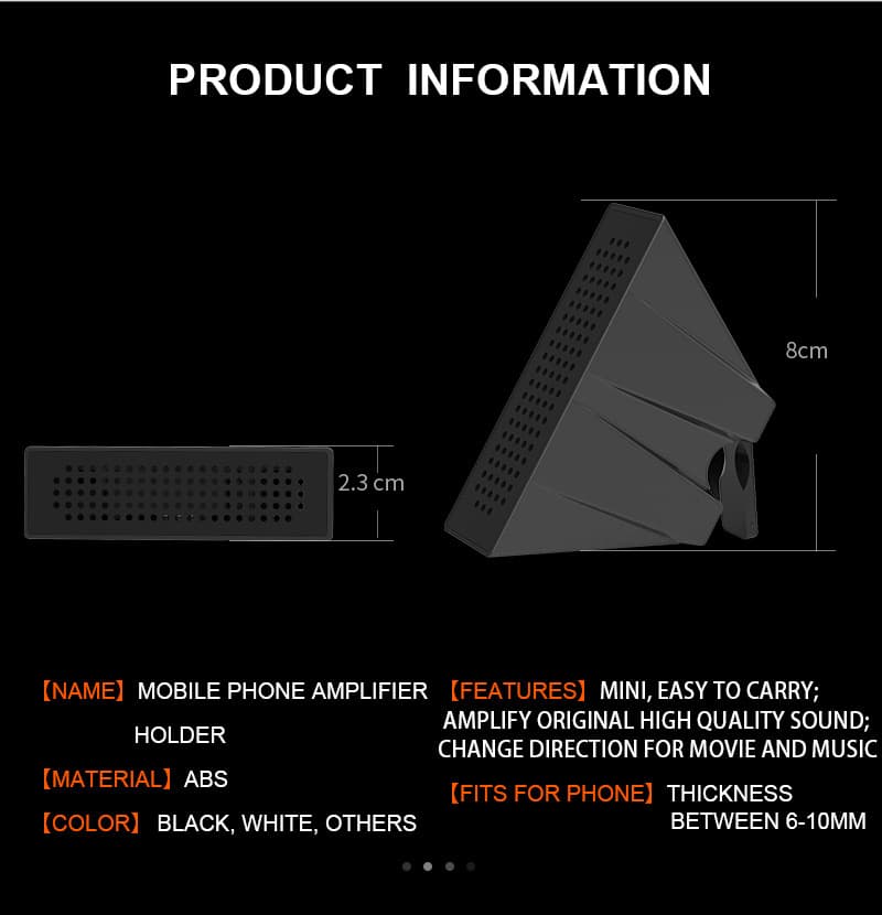 Cell Phone Loudspeaker Stand Holder