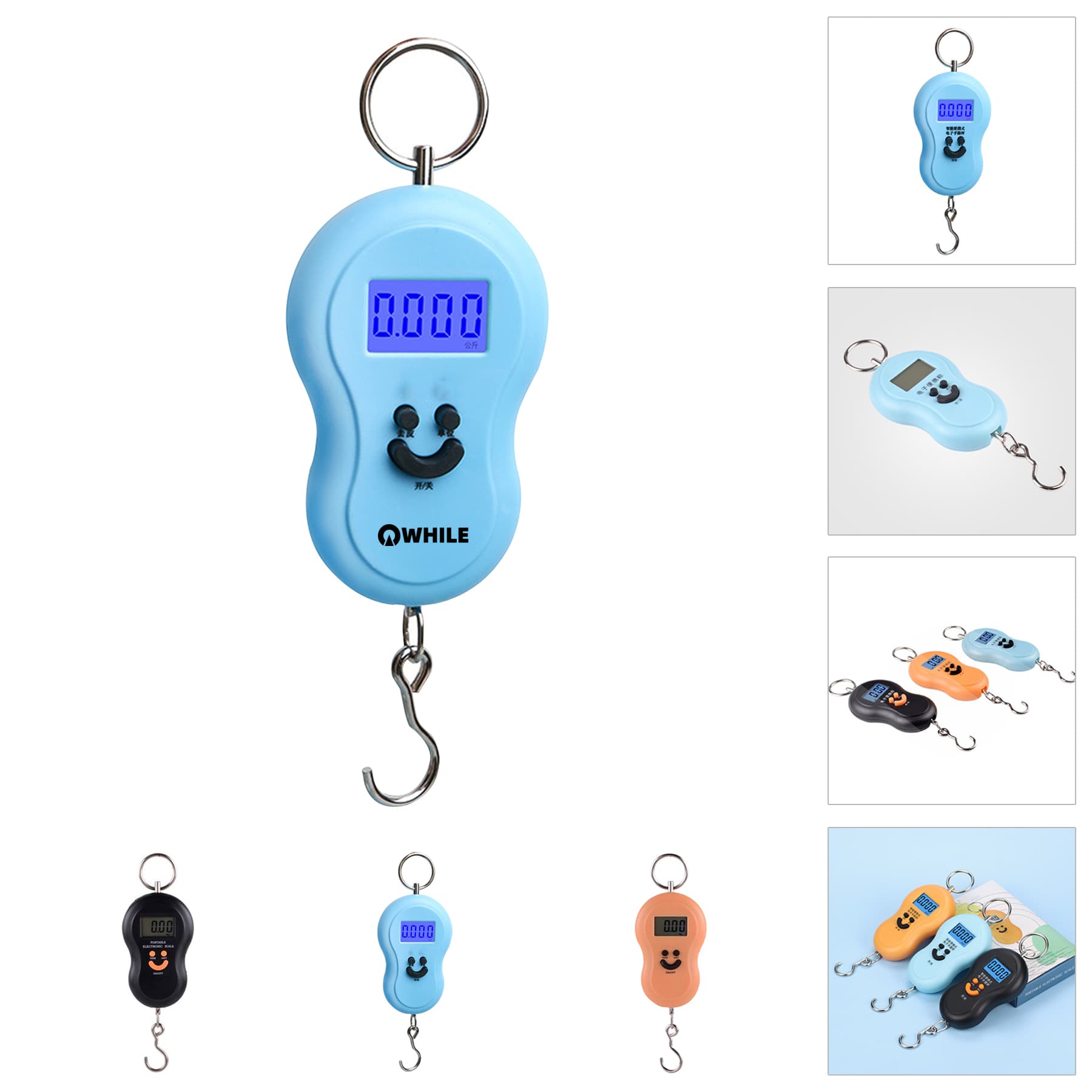Custom Portable Creative Gourd Hanging Digital Luggage Scale
