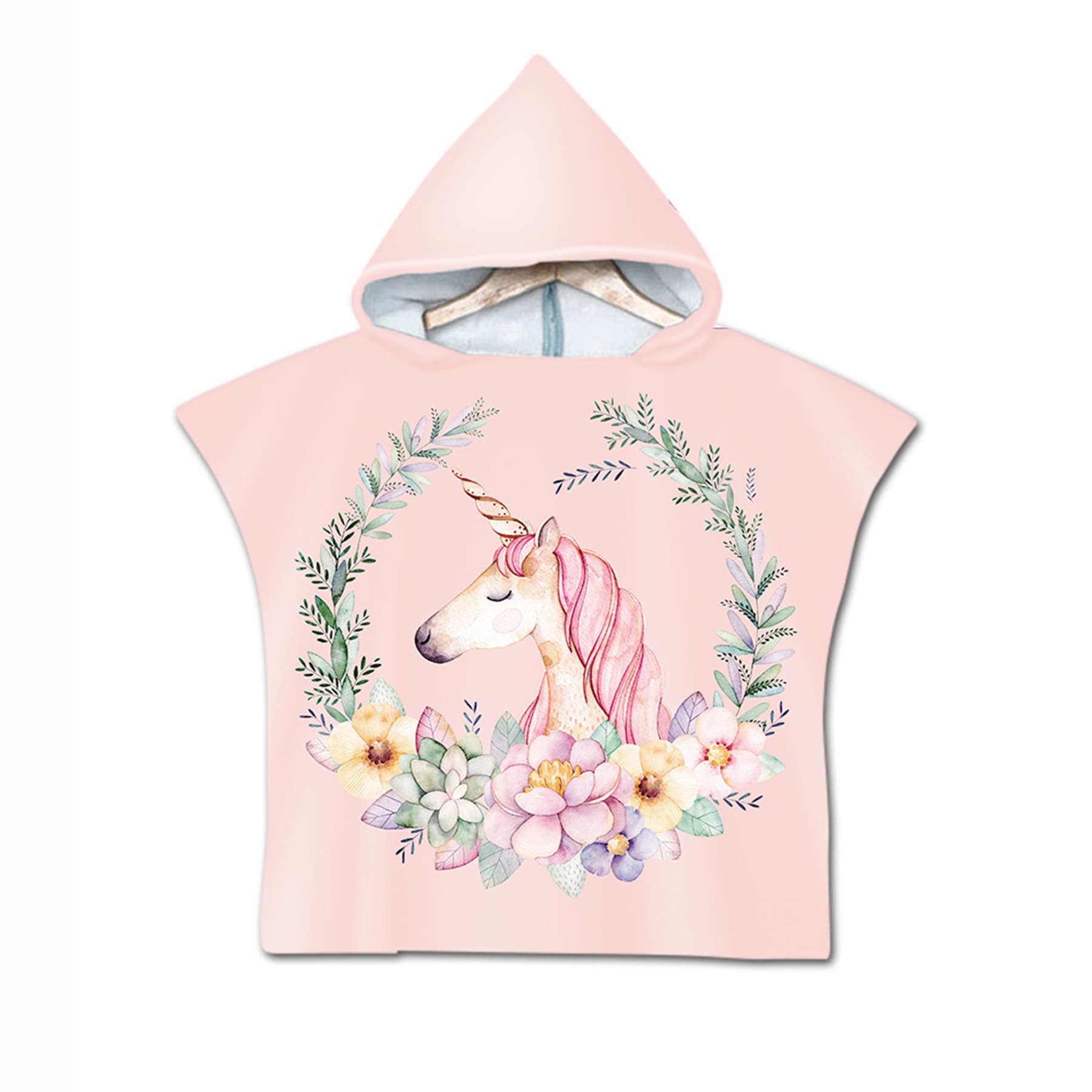 Sublimation Quick Towel Kids Hooded Beach Towel