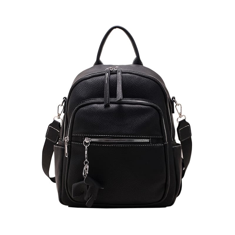 PU leather Large-capacity casual compact backpack thumbnail 9