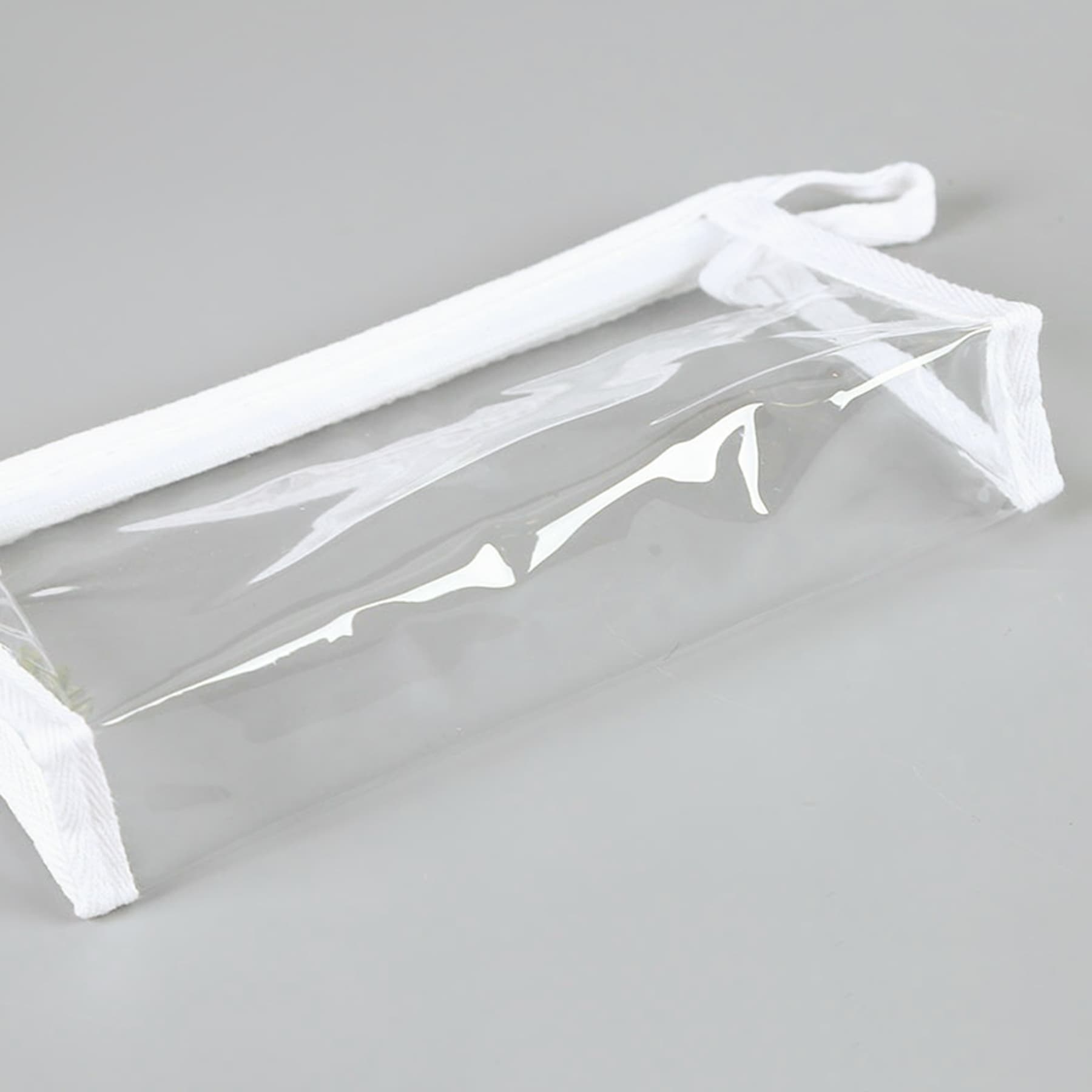 PVC Waterproof Cosmetic Bag with ZipperTransparent thumbnail 6