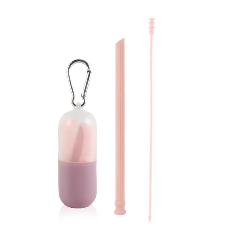 Reusable Silicone Straw & Brush Kit