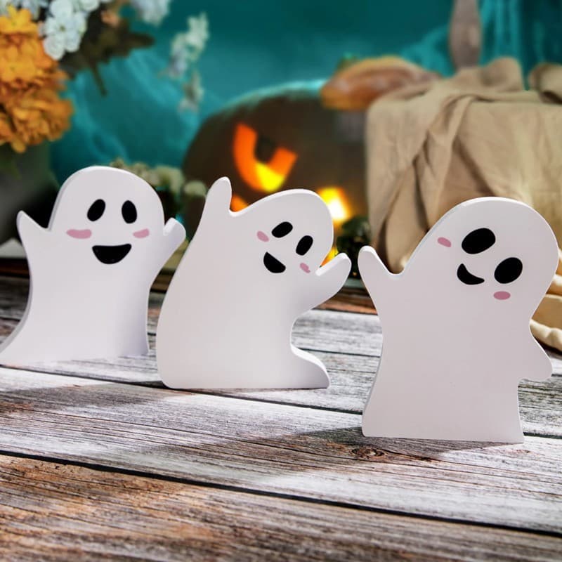 Plastic Halloween Ghost Decoration Pendant thumbnail 3