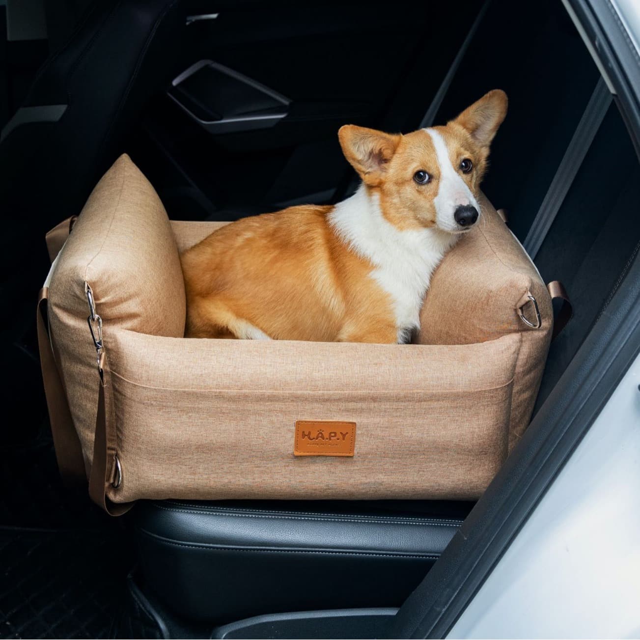Polyester Portable Inflatable Seat Dog Car thumbnail 2
