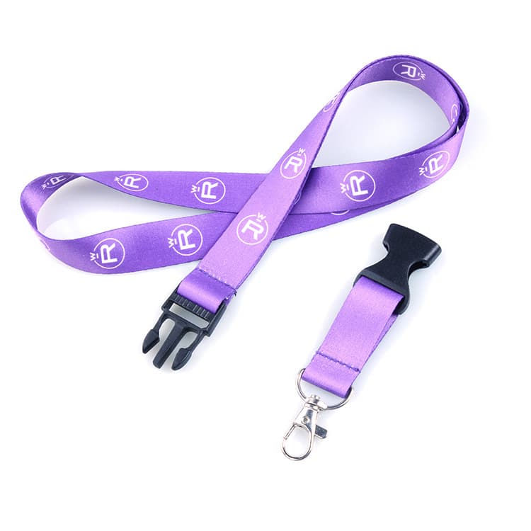 3/4" Full Color Dye Sublimated Lanyard w/Detachable Buckle thumbnail 2