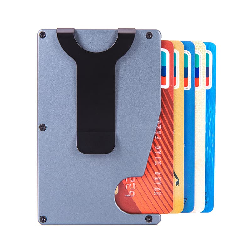 Metal Wallet With Money Clip Card Holder thumbnail 2