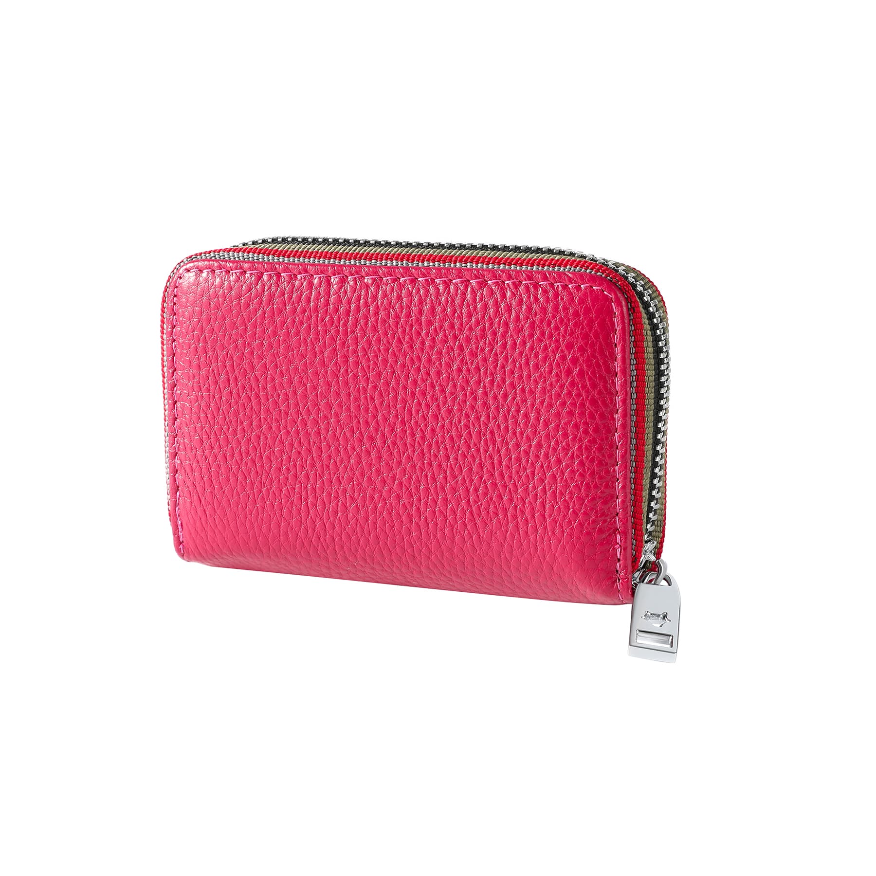 Leather Credit Card Wallet with Zipper thumbnail 5