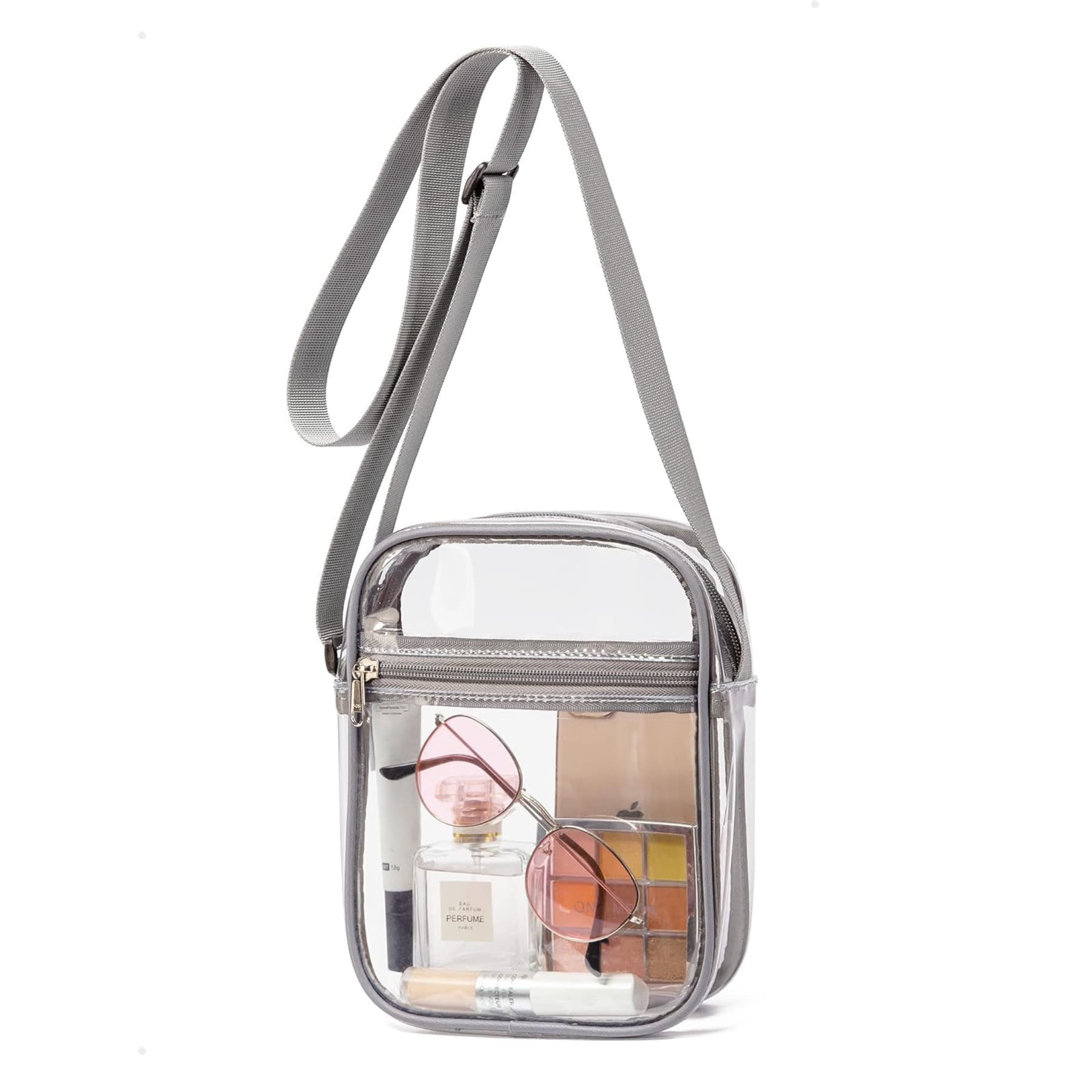Clear Pvc Crossbody Purse Bag thumbnail 6