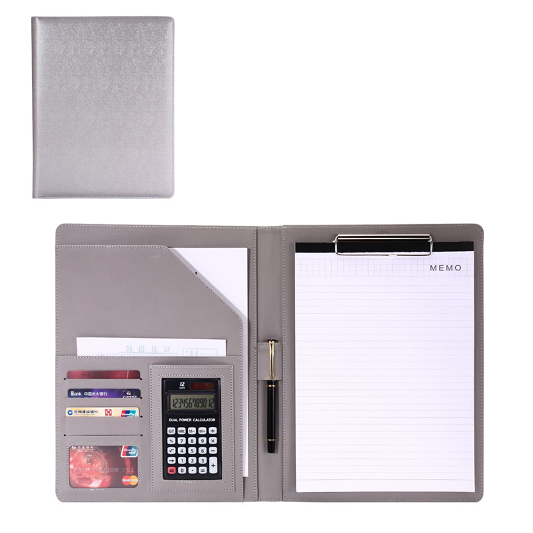 PU Business Portfolio A4 Size Clipboard thumbnail 9