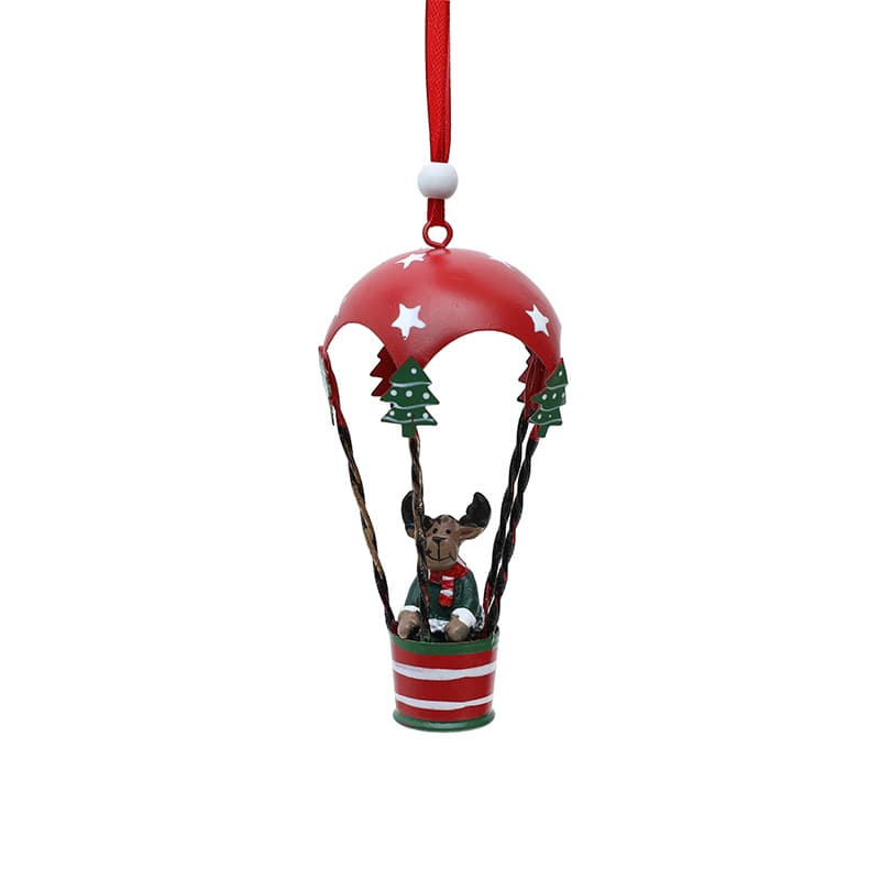 Iron Christmas balloon parachute pendant