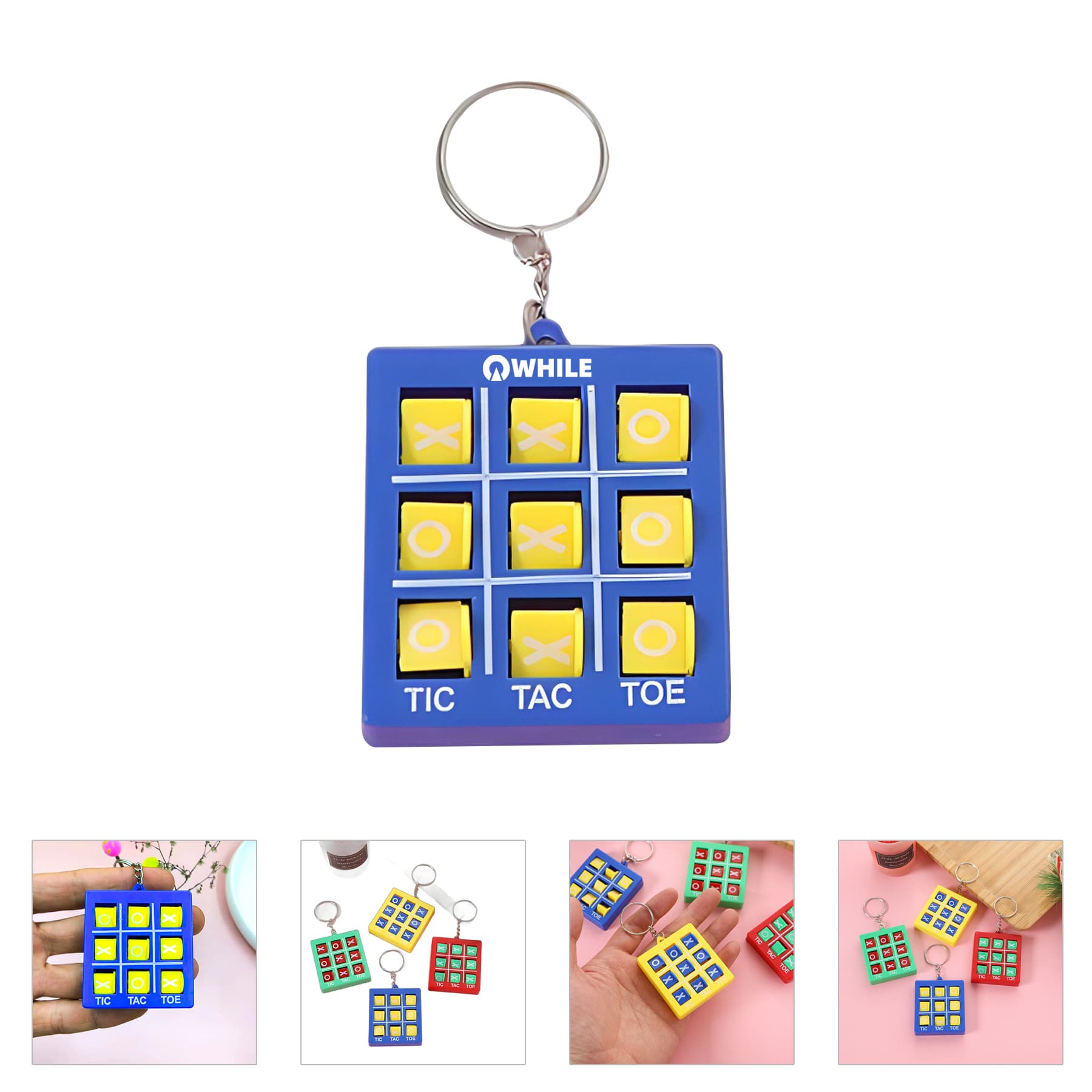 Tic Tac Toe Keychain
