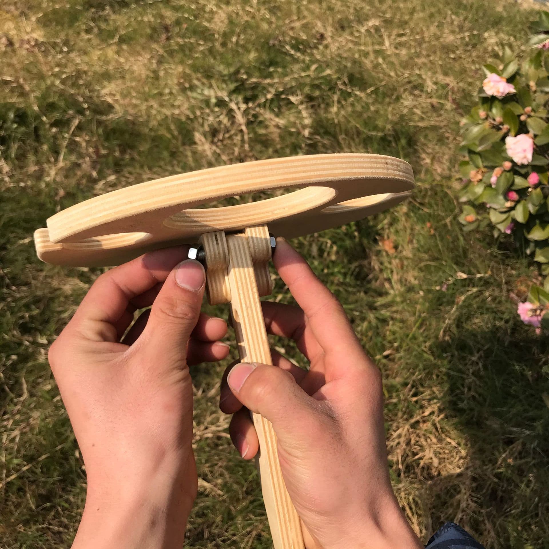 Outdoor Wine Table – Glass Rack thumbnail 2