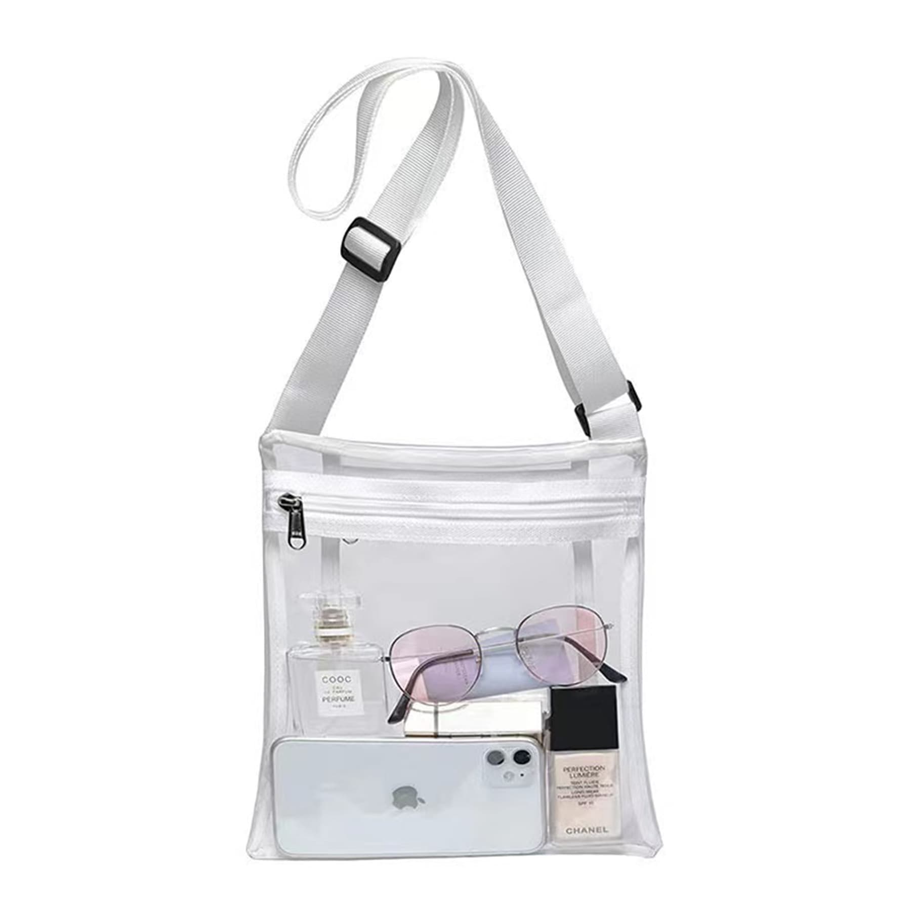 Pvc Transparent Crossbody Single Shoulder Bag thumbnail 14