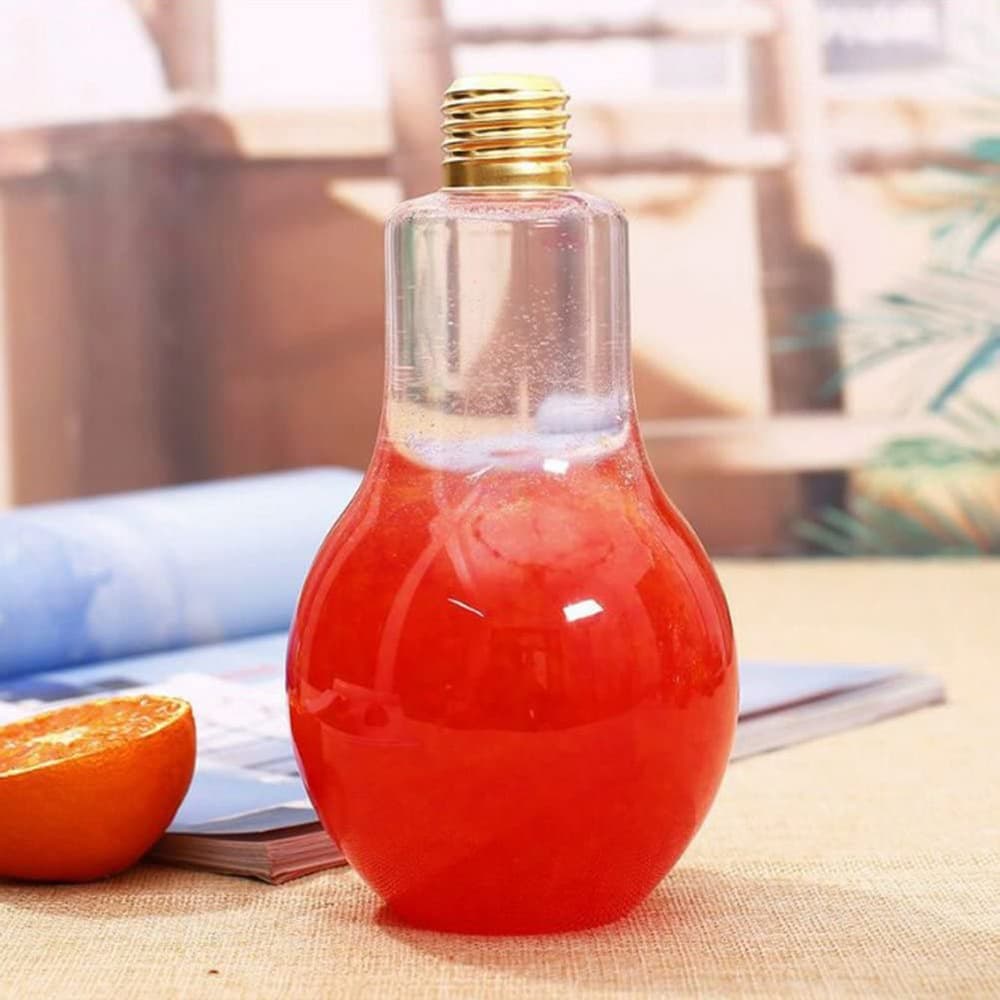 Light Bulb Shape Glass Jar