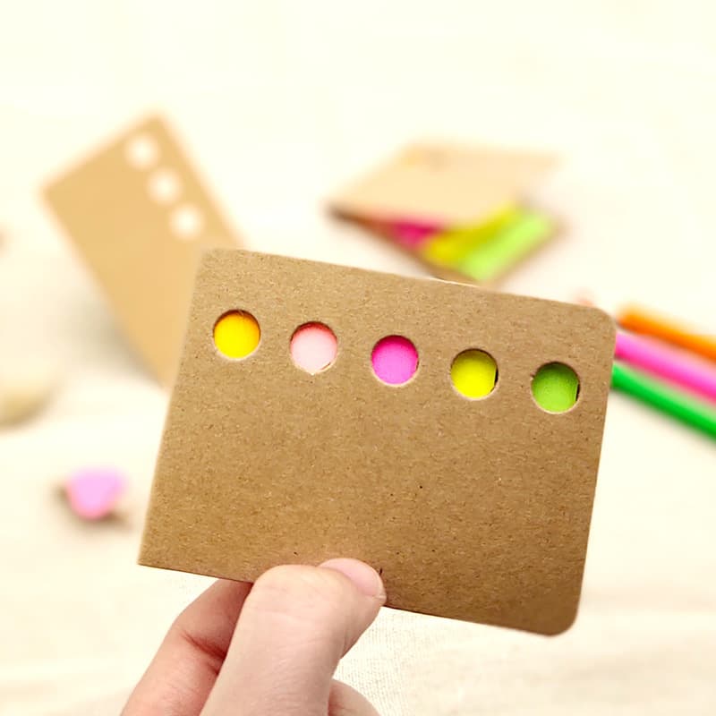 Kraft Notebook Sticky Memo Pad thumbnail 4