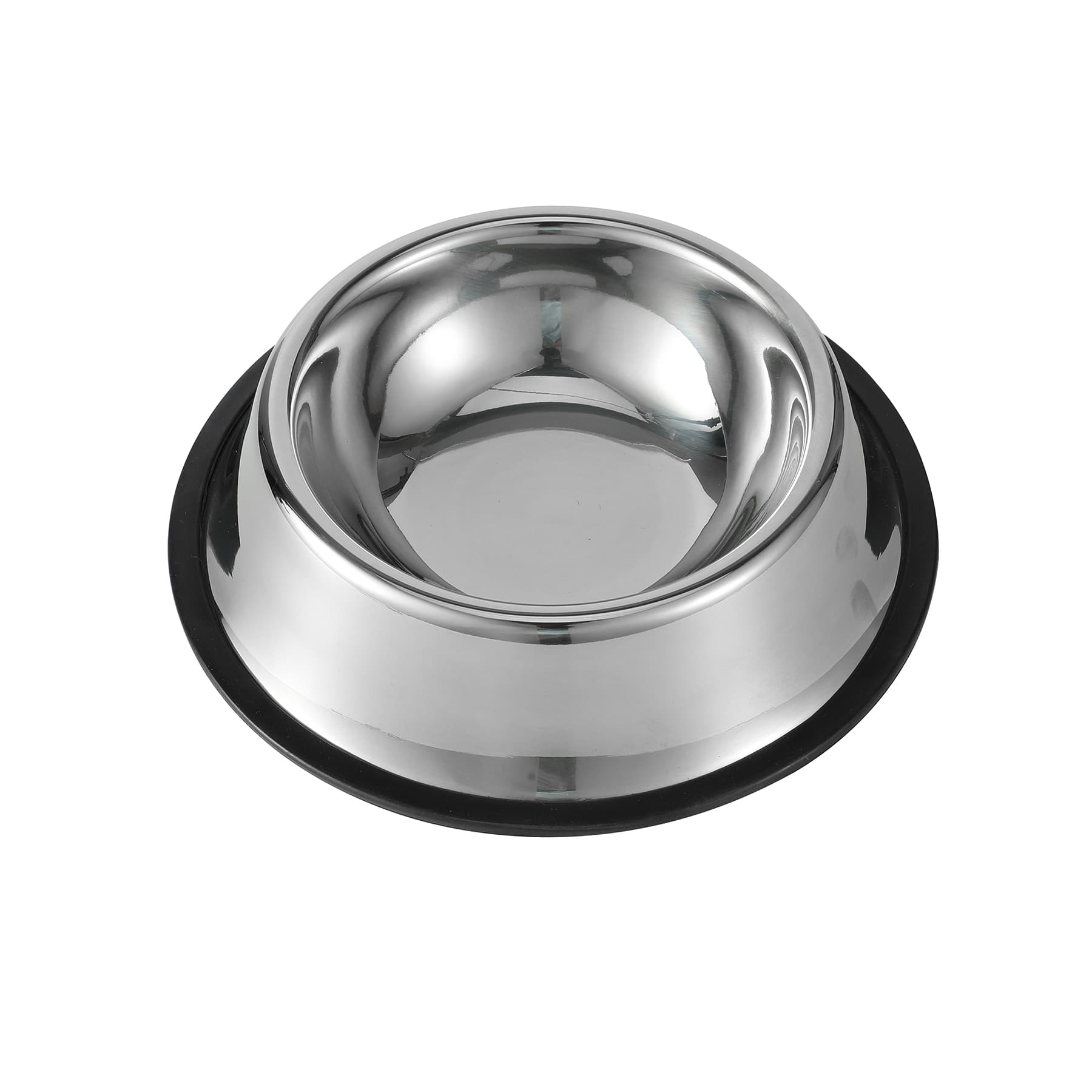 Stainless Steel Dog Bowls With Rubber Base thumbnail 2