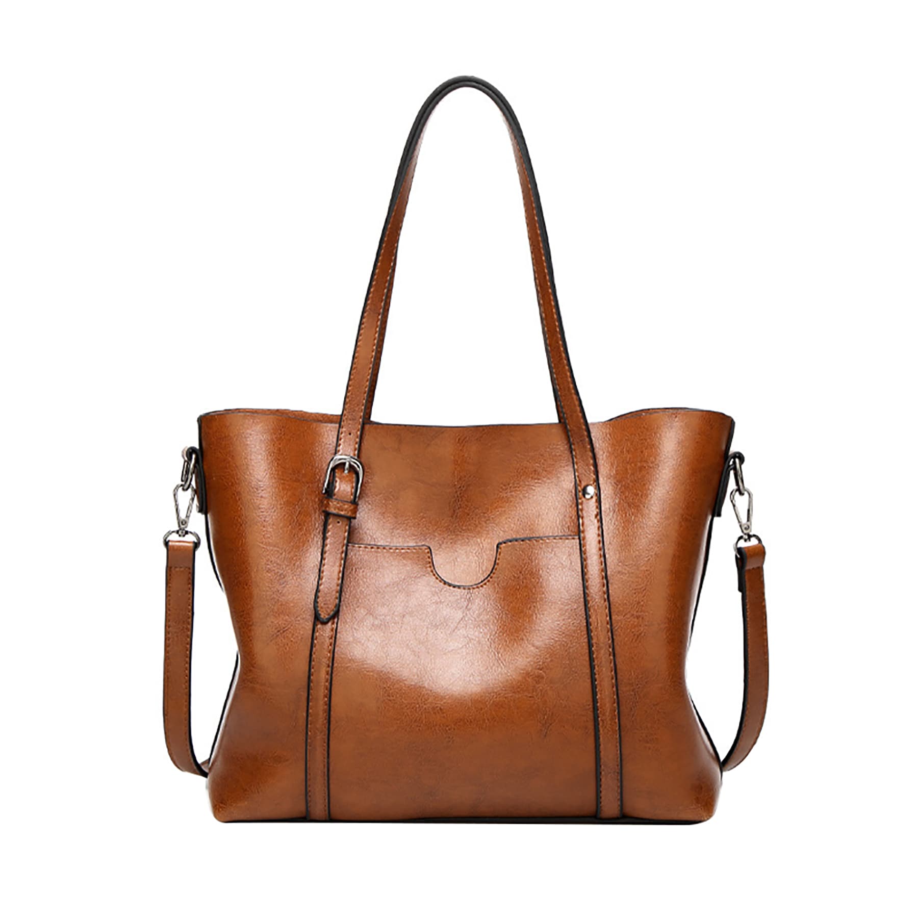 Large Handbag Leather Single Backpack Strap thumbnail 3