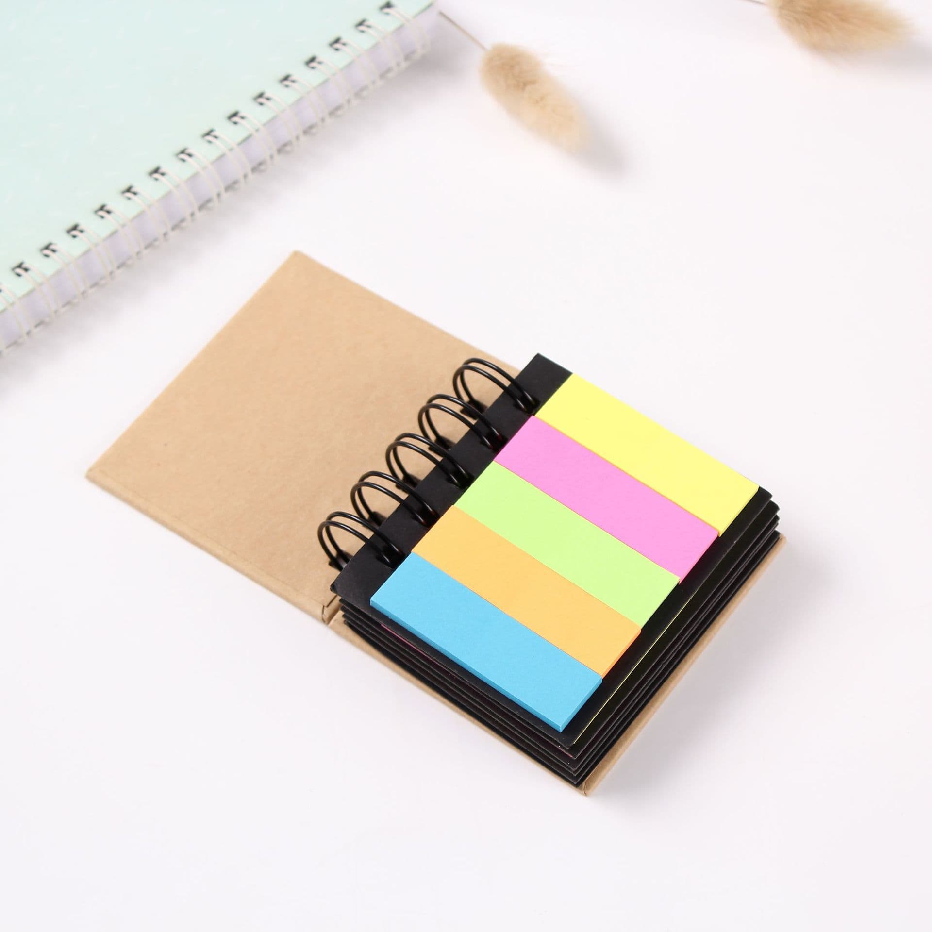 Kraft Paper Sticky Note Spiral Notebook thumbnail 4