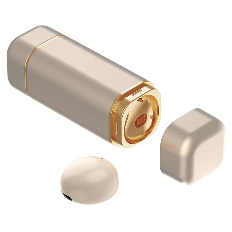 Small Lipstick Invisible Wireless Bluetooth Earbuds