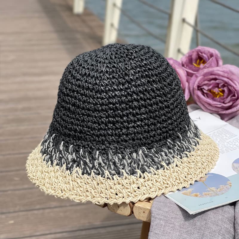 Hand-woven sunscreen fisherman hat