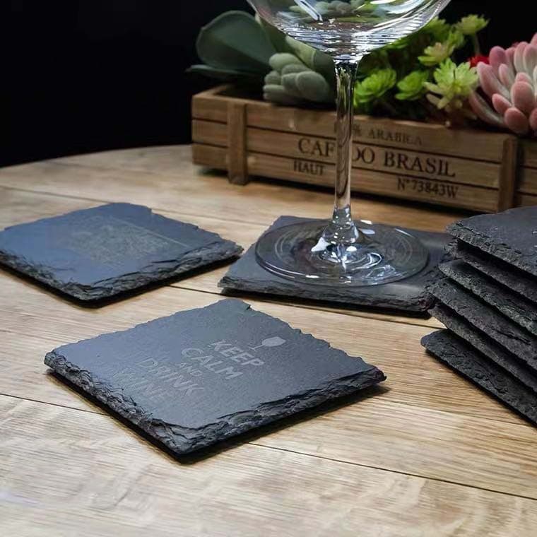 Slate Stone Drink Coasters thumbnail 5