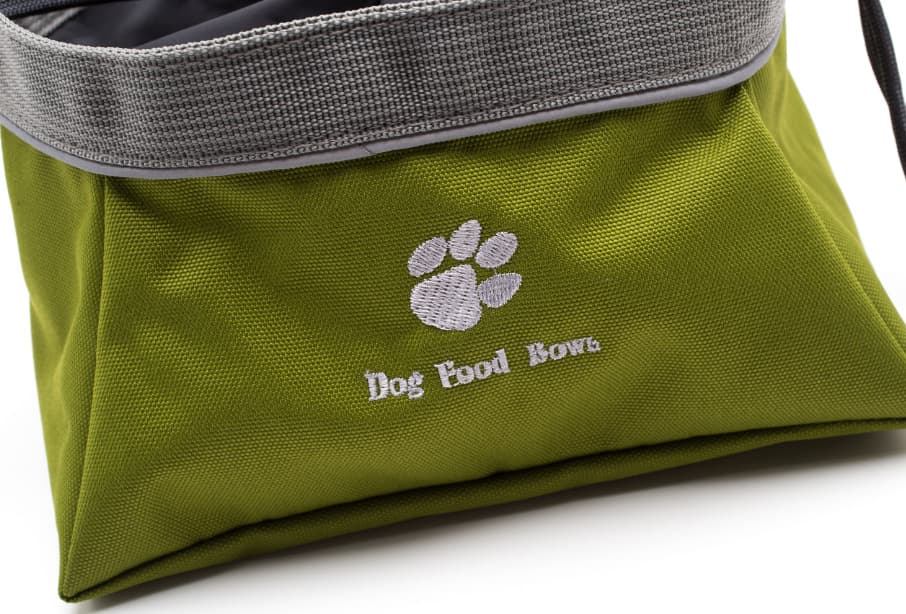 Fabric Foldable Travel Pet Bowl thumbnail 4