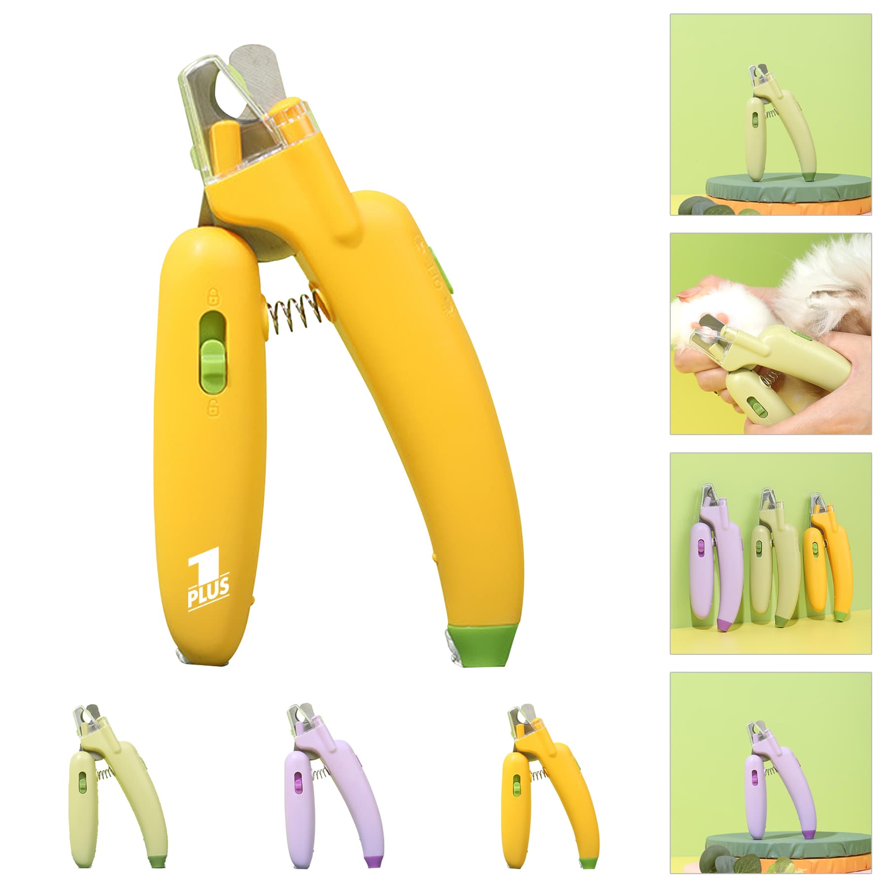 Custom Useful Dogs Cats LED Light Bloodline Pet Nail Clipper