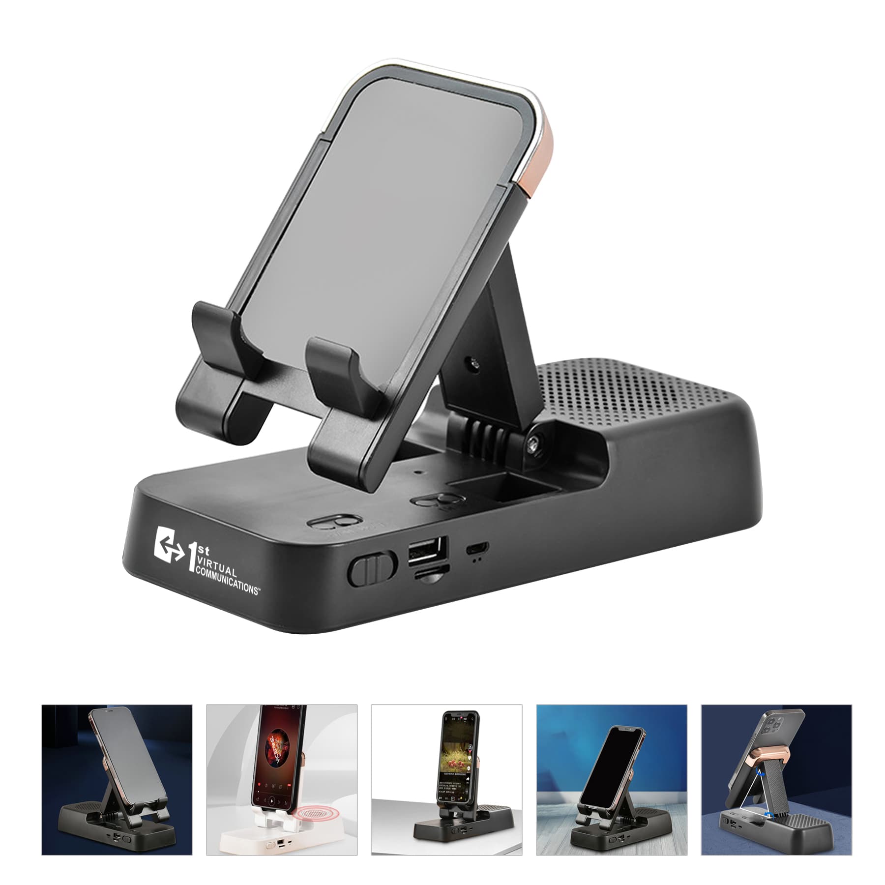 Adjustable Bluetooth Speaker Phone Holder