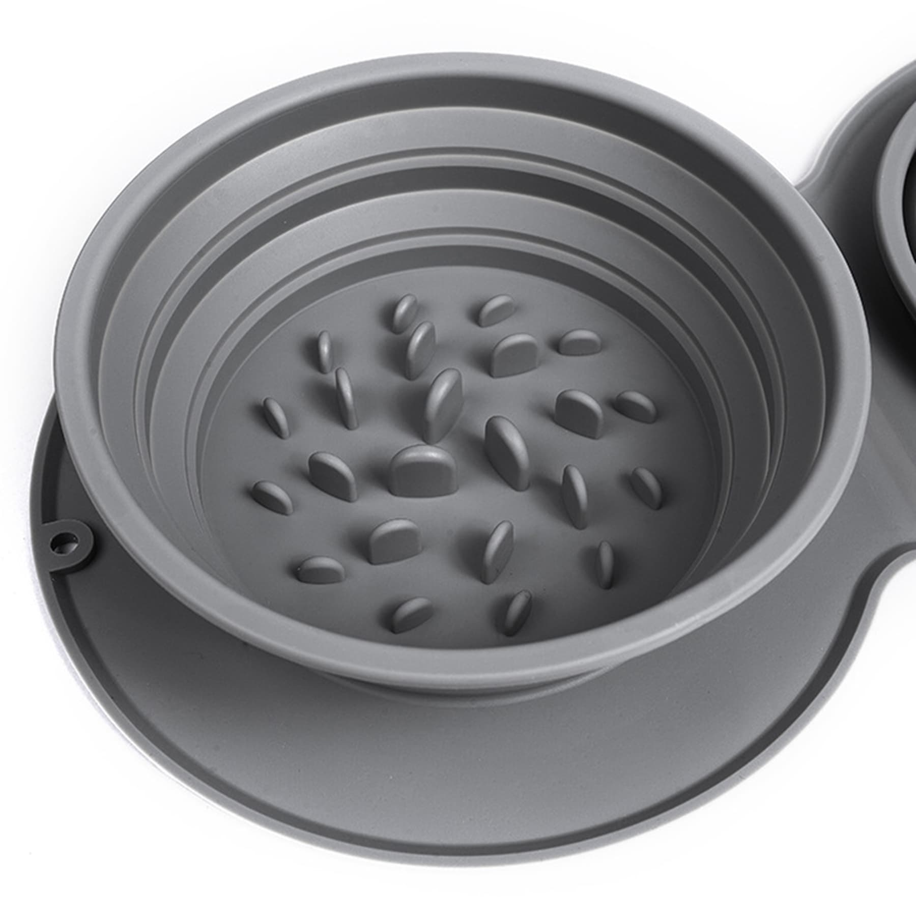 Silicone Collapsible Dog Double Bowl thumbnail 4