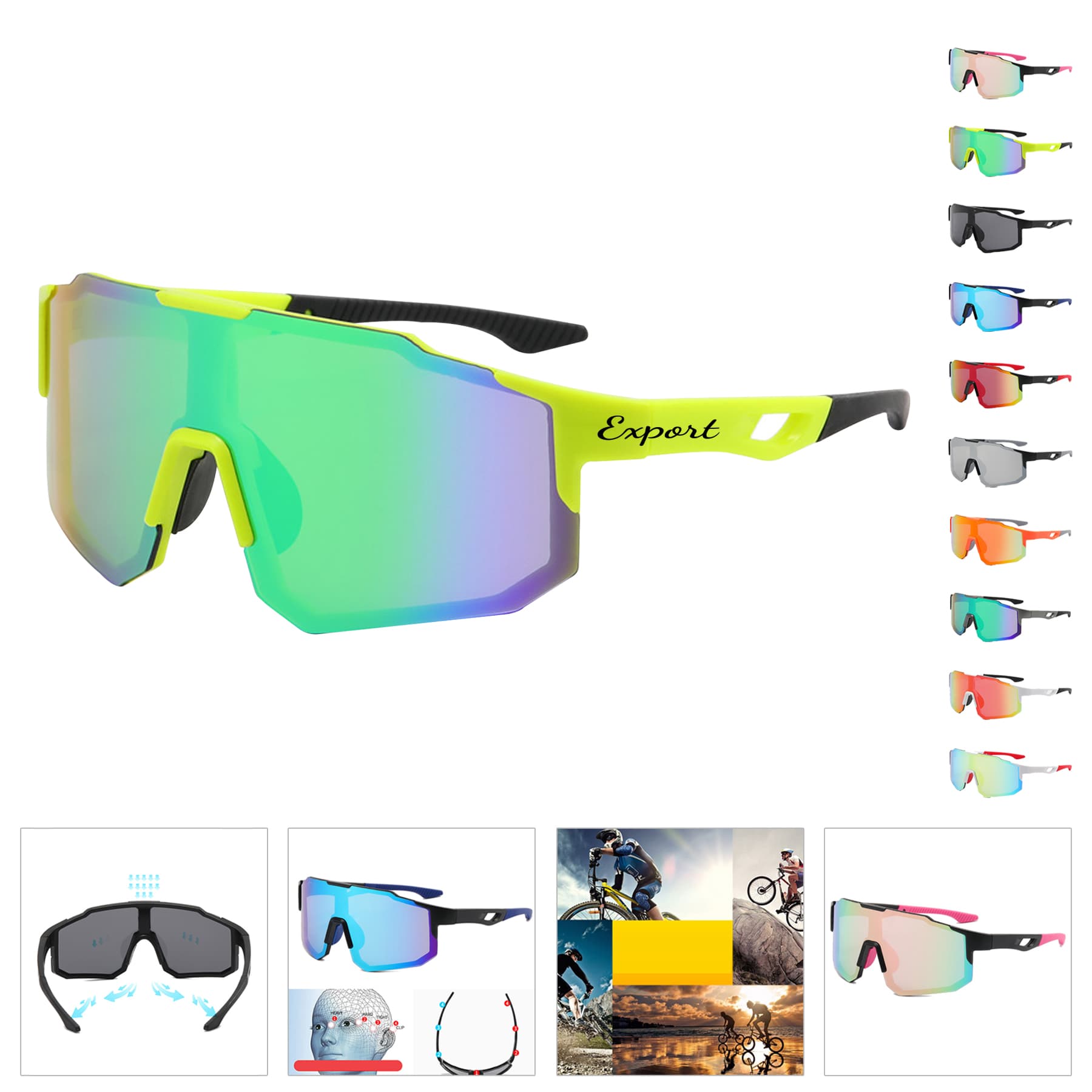 Polarized UV Protection Sports Cycling Sunglasses