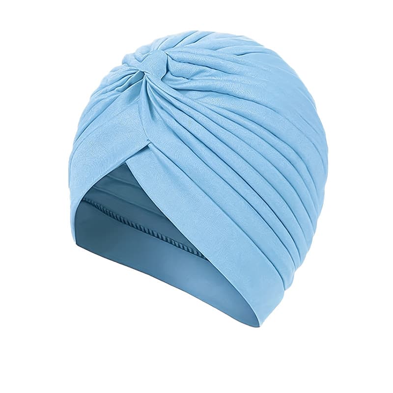 Stretch Turban Head Wrap Polyester Cap India thumbnail 7