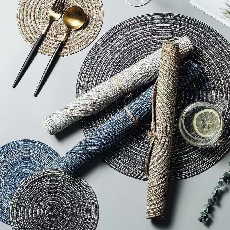 Woven Heat Resistant Place mats insulation pad thumbnail 4