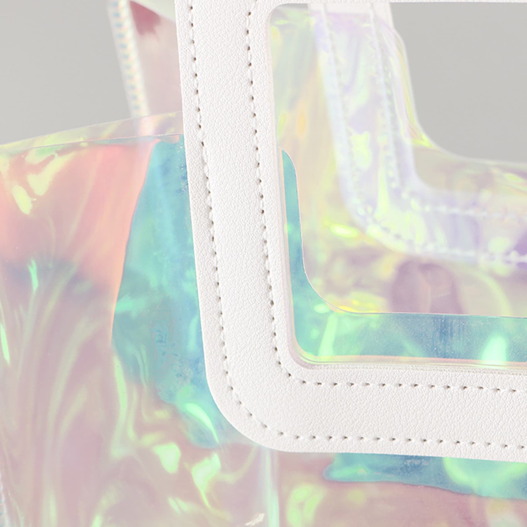 Clear Iridescent Handbag thumbnail 6