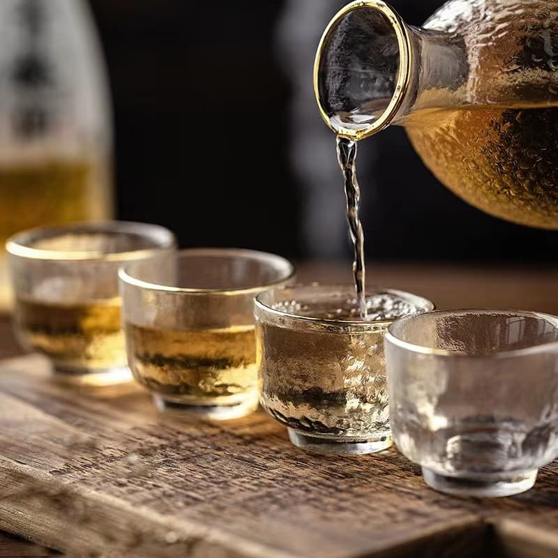 Crystal Glass Wine Warmer Set thumbnail 3