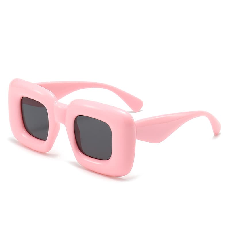 Cute Square Inflated Sunglasses thumbnail 3