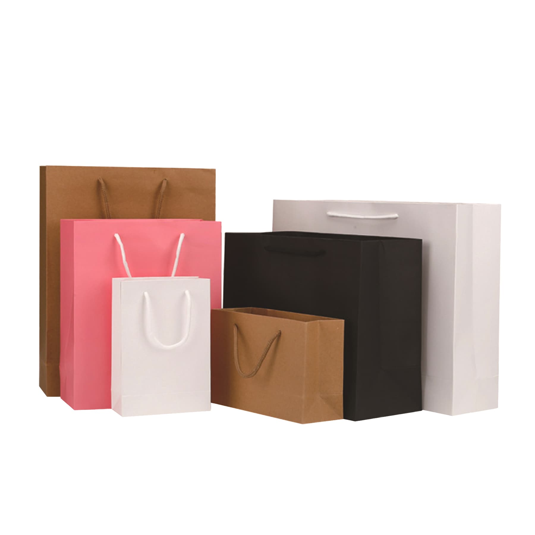 Premium Black Matte Paper Shopping bag thumbnail 4