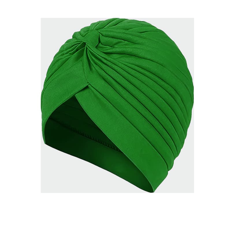 Stretch Turban Head Wrap Polyester Cap India thumbnail 9