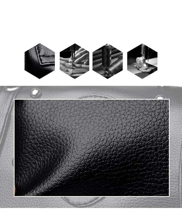 PU Punk vintage shoulder biker diagonal bag thumbnail 7