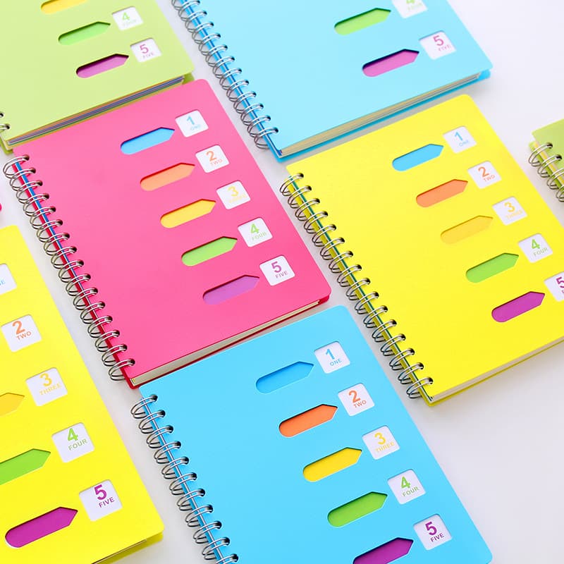 Spiral Notebook with Tabs thumbnail 2