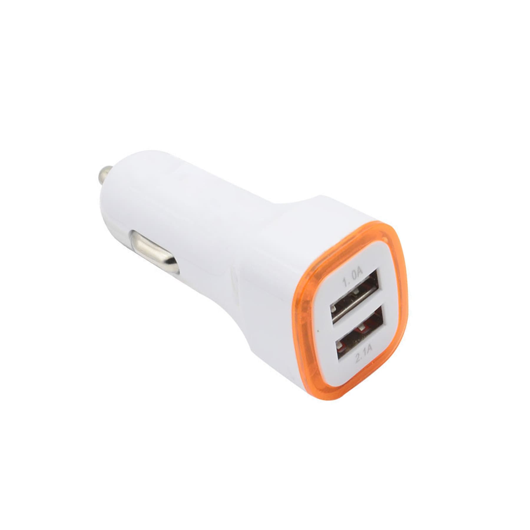 Dual Ports Led Light Square Usb Car Charger Adapter thumbnail 5