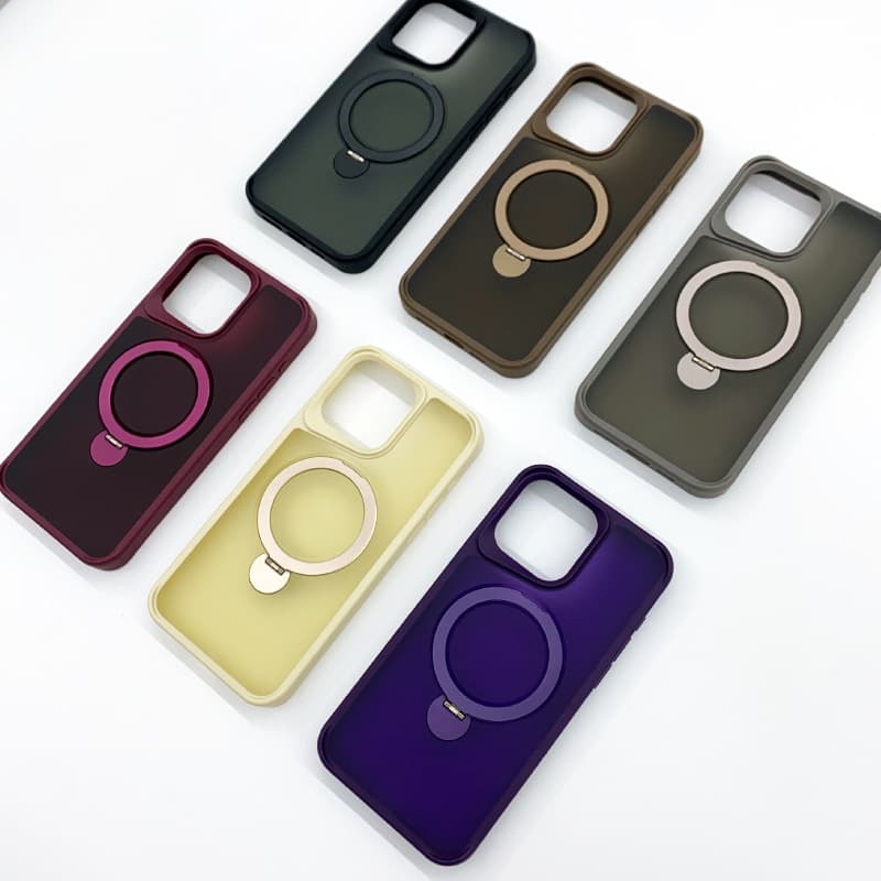Magnetic iPhone 15 Pro Max Case with Stealthy Stand thumbnail 3