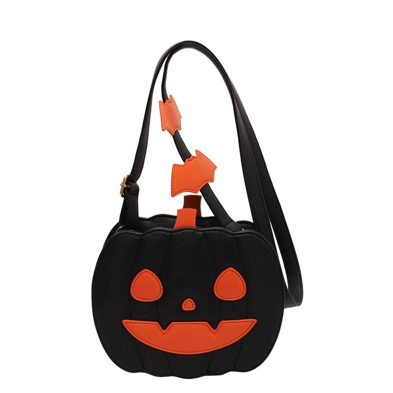 Whimsical Halloween Pumpkin Crossbody Bag