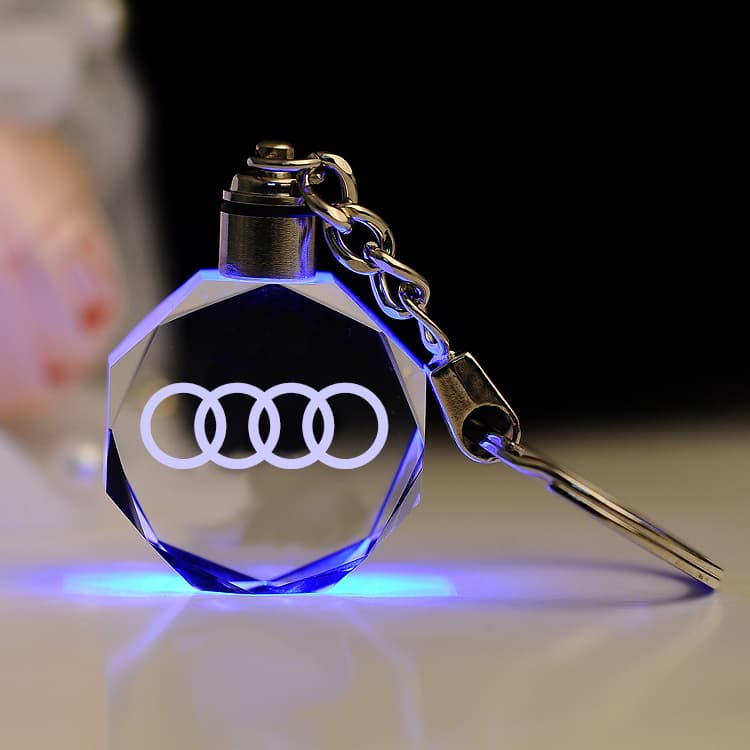 LED Light Crystal Key Chain thumbnail 2