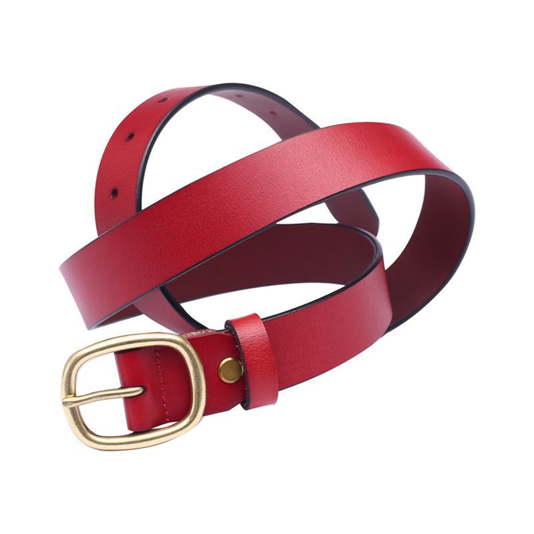 Cowhide Ladies Leather Belt thumbnail 2