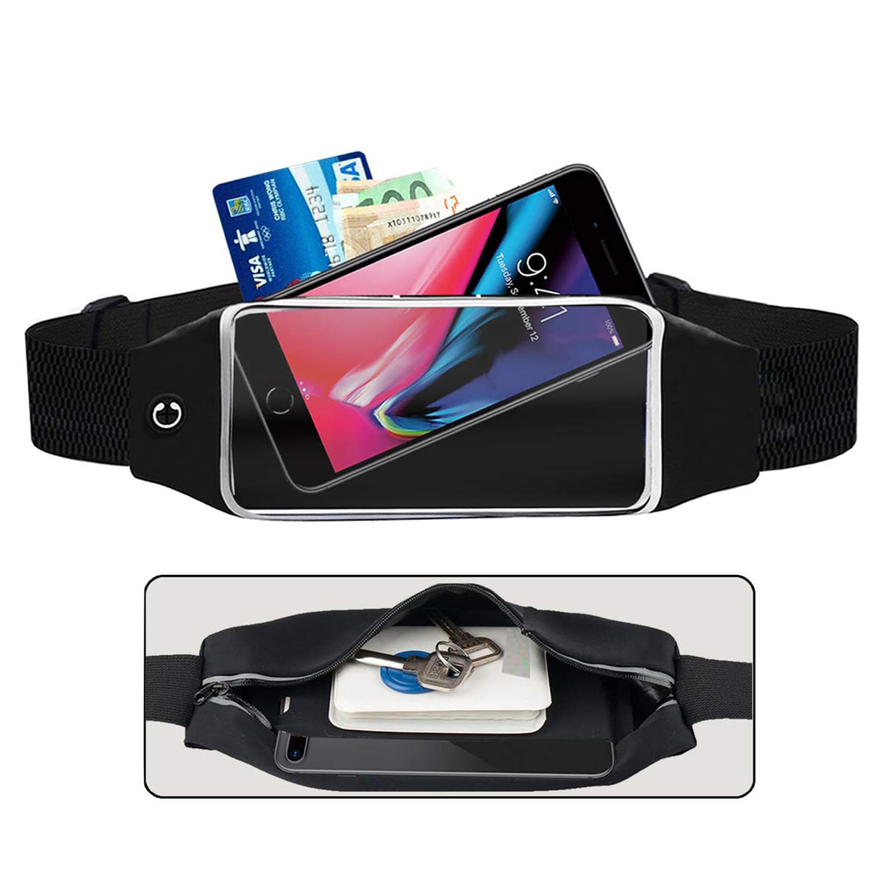 Waterproof Lycra Marathon Running Belt thumbnail 10