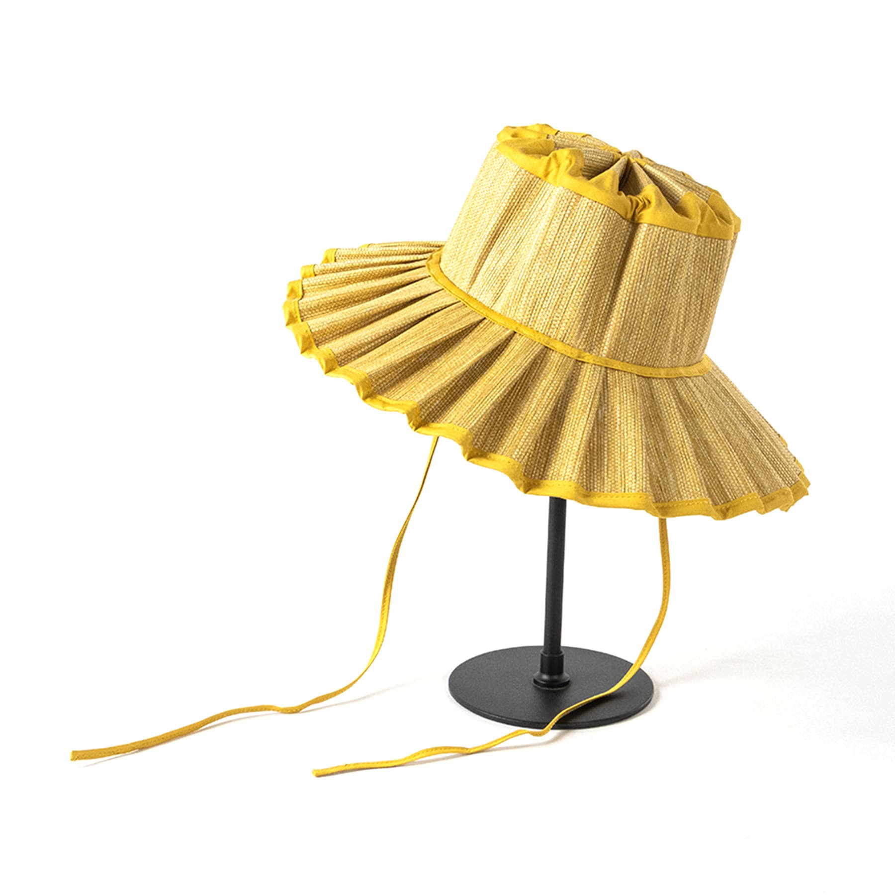 New Pleated Staw Hat thumbnail 8