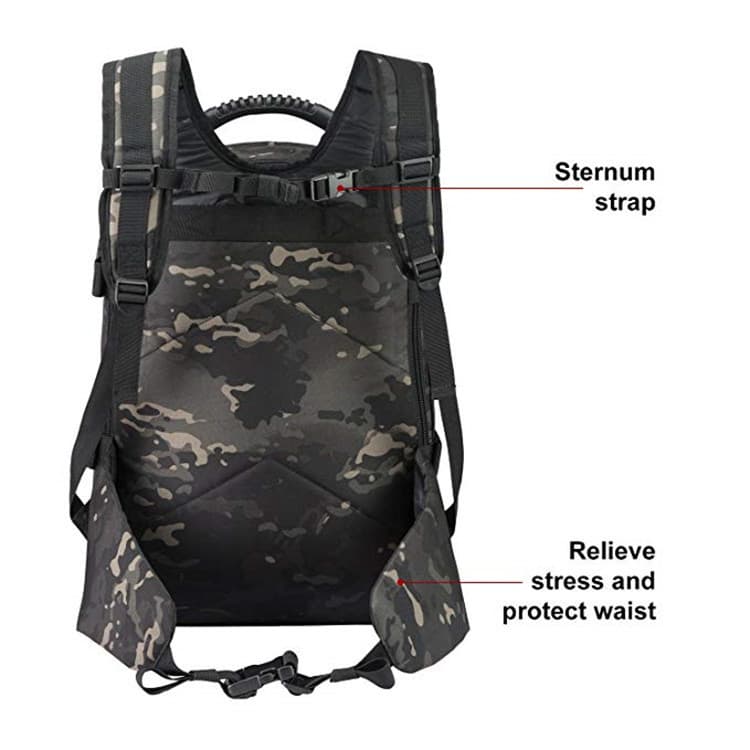 Military Tactical Expandable Waterproof Assault Backpack