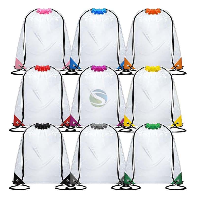 Clear Stadium Drawstring Backpack thumbnail 9