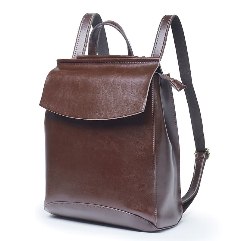 Genuine leather women’s bag backpack thumbnail 2
