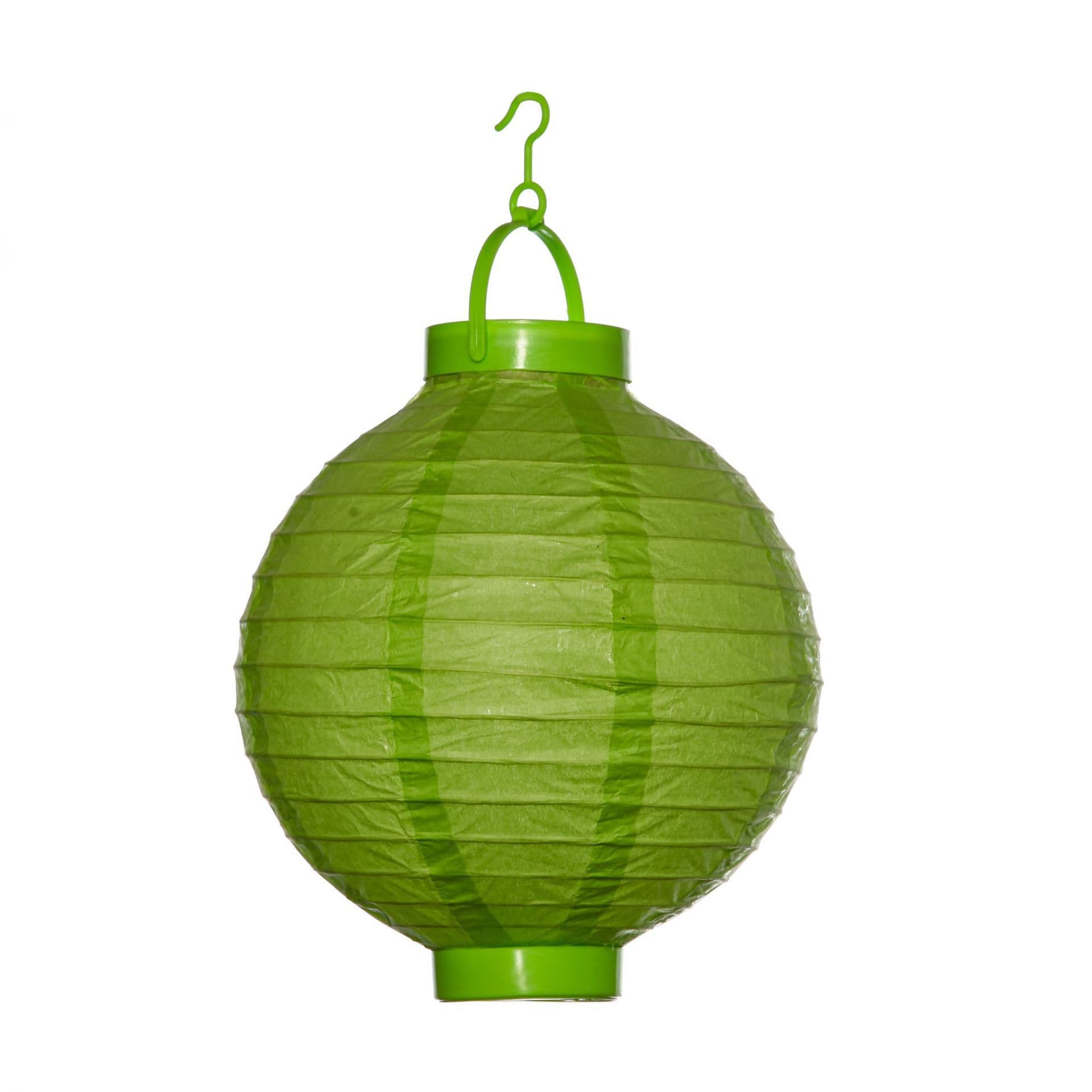8-Inch Led Solid Color Paper Lantern